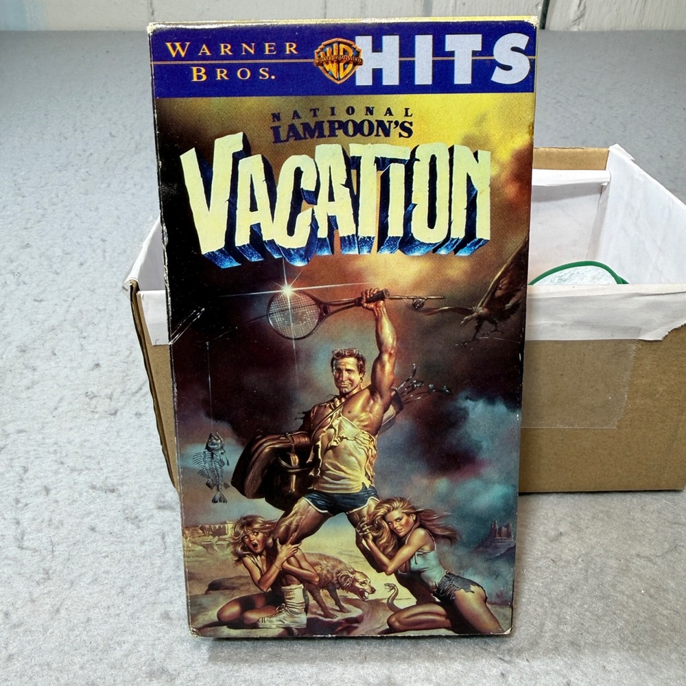 Warner‎ Bros National Lampoon's Vacation VHS Movie Good Chevy Chase 1983 Comedy